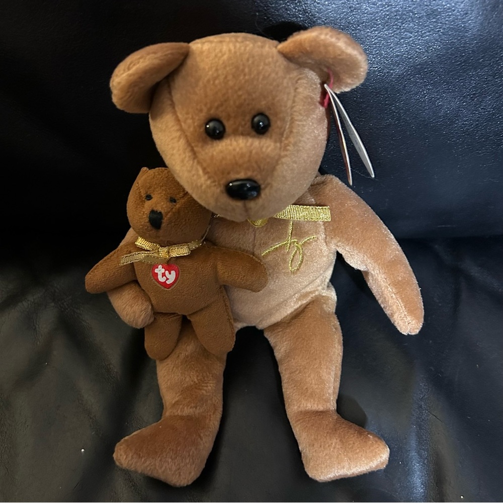 Vintage Ty Beanie Babies 2005 Signature Bear Rare Collectible Plush